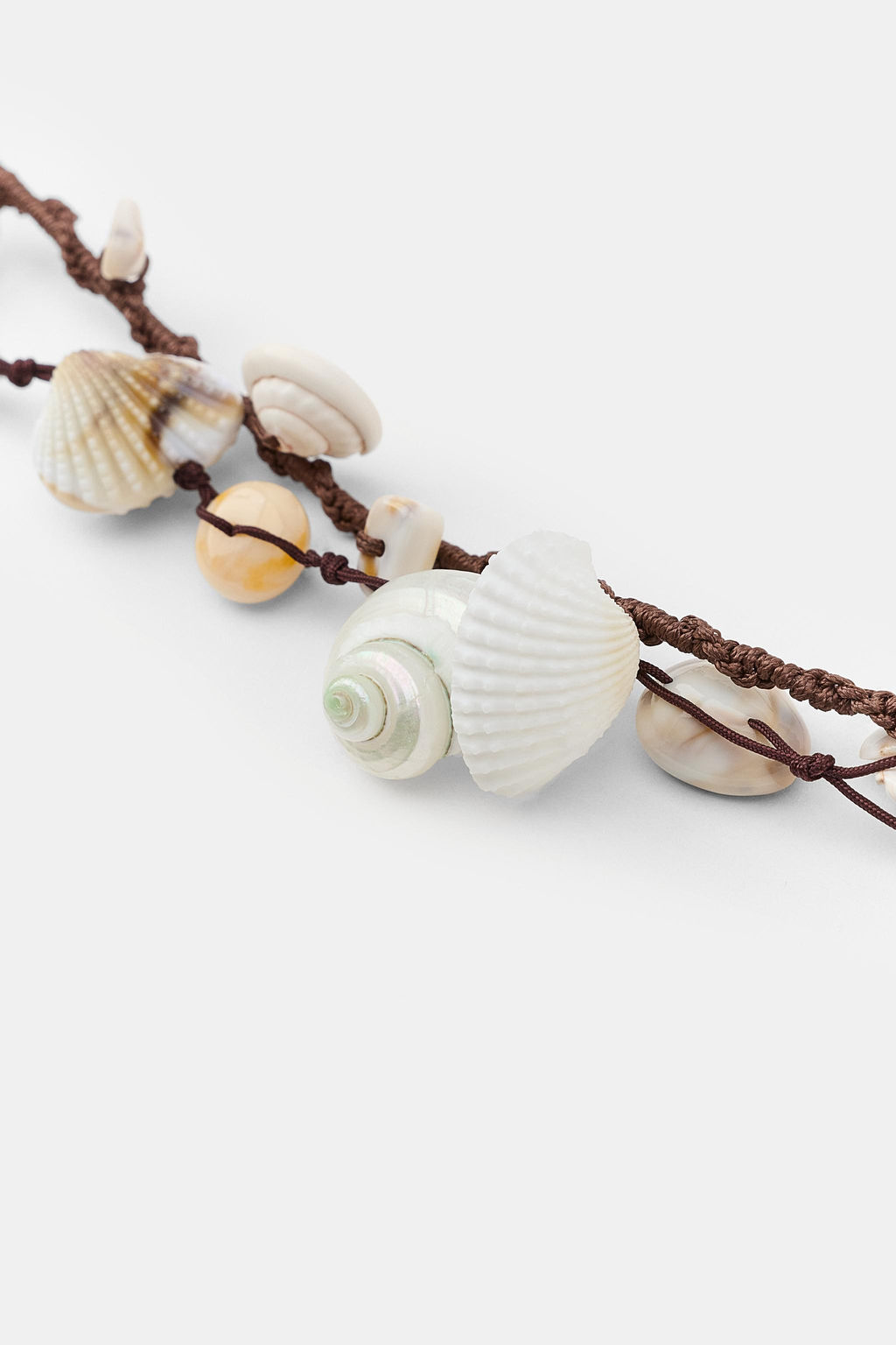 CINTUR?N CORD?N CONCHAS / Marr?n - Zara фото 4