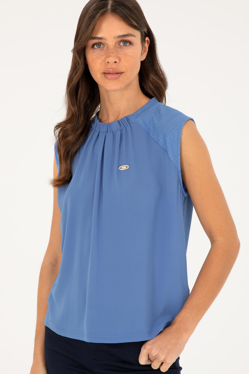 U. S. Polo Assn / Женская темно-синяя футболка - U.s. polo assn фото 3