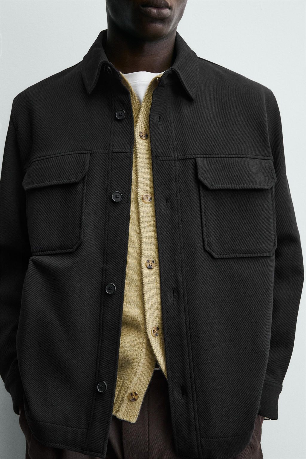 SOBRECAMISA ESTRUCTURA CONFORT / Negro - Zara фото 6