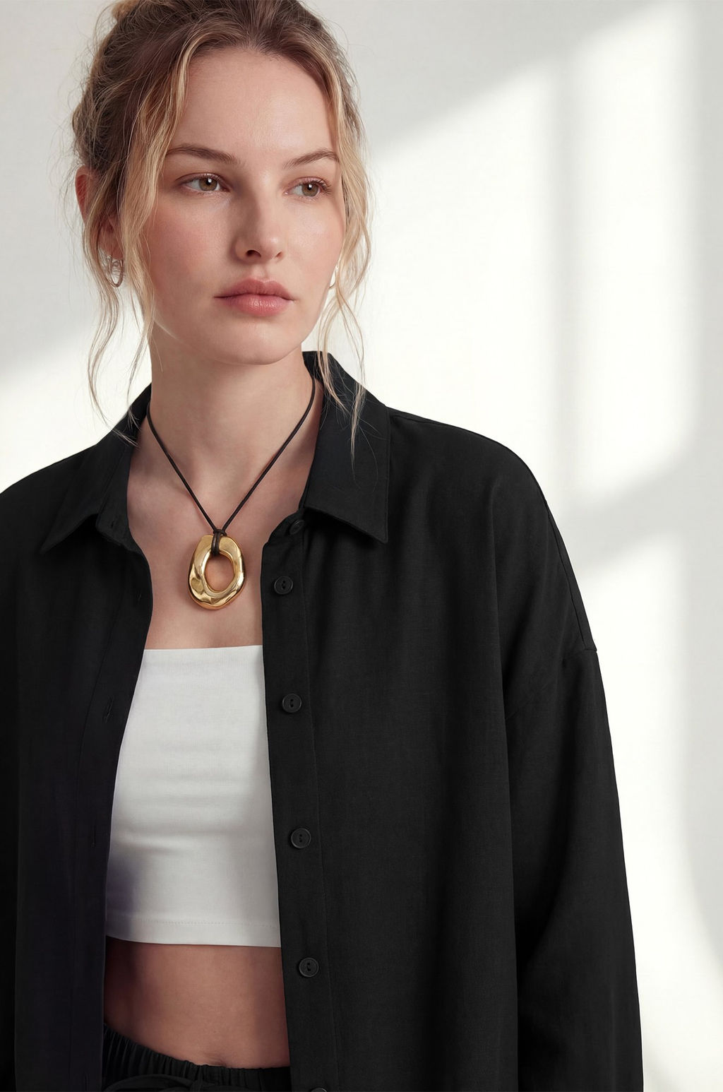 Женская льняная рубашка Happyfox - Happy fox фото 43