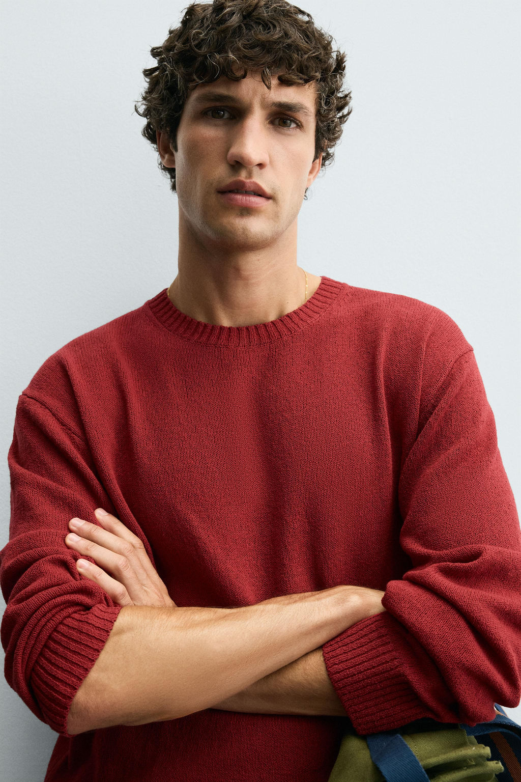 TEXTURED RELAXED FIT SWEATER