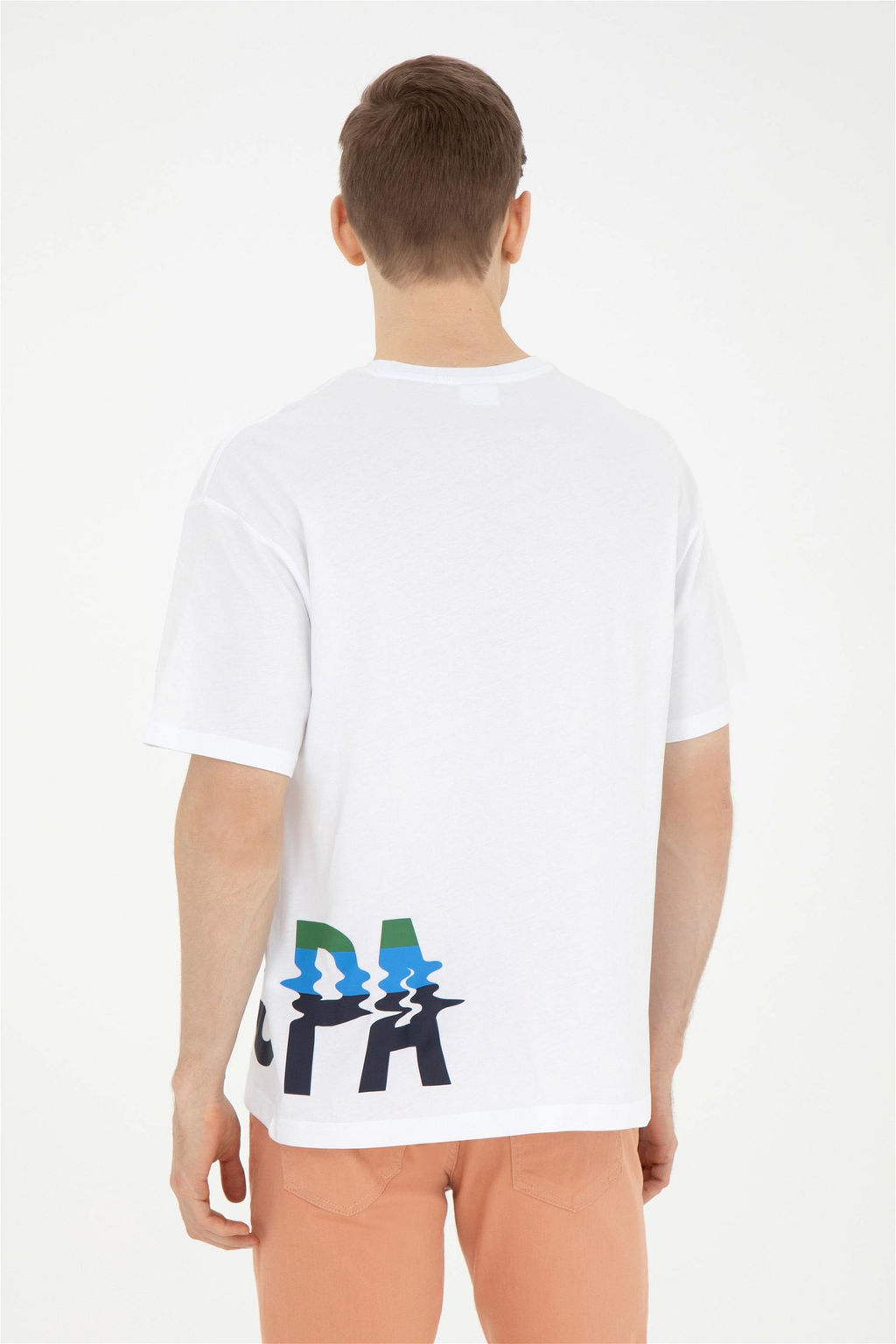 Мужская белая футболка - U.s. polo assn фото 5