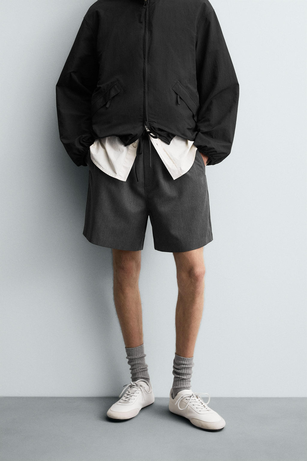 CONTRAST WAIST BERMUDA SHORTS - Zara фото 2