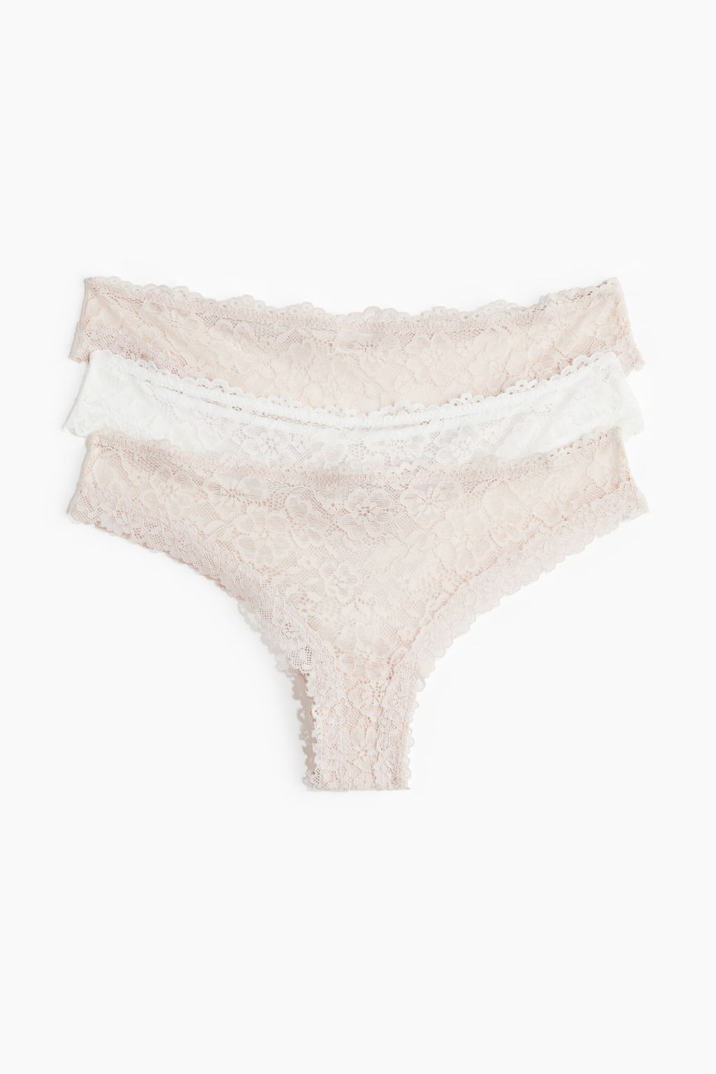Pack de 3 bragas Brazilian de encaje - H&m фото 3