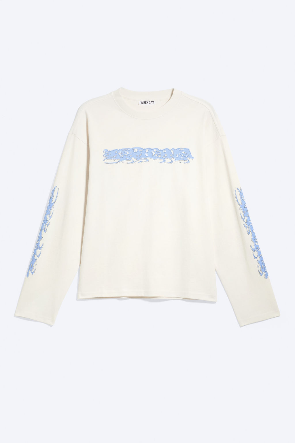 Camiseta boxy de manga larga y estampado gr?fico - H&m фото 8
