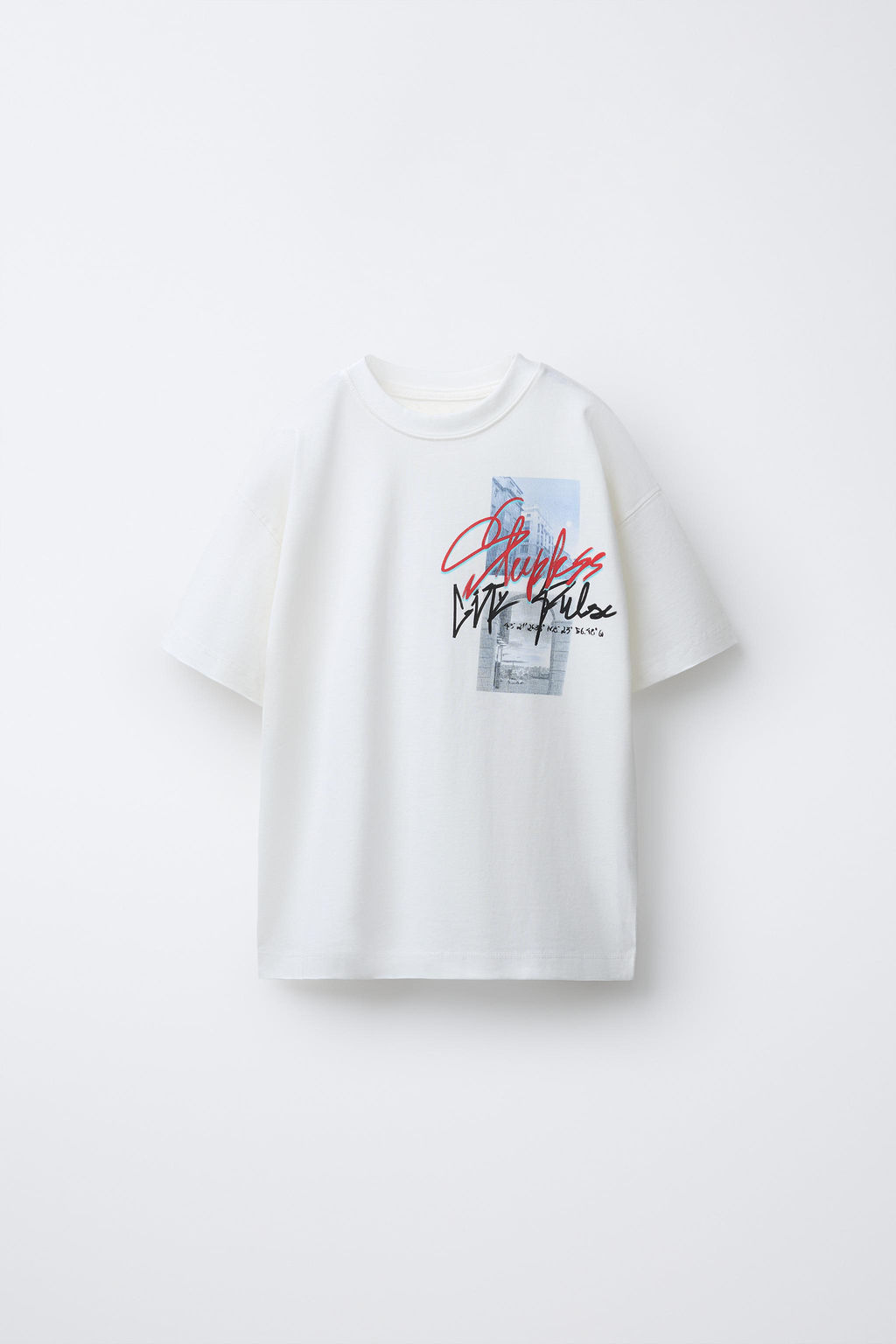 GRAFFITI PRINT T-SHIRT - Zara фото 7