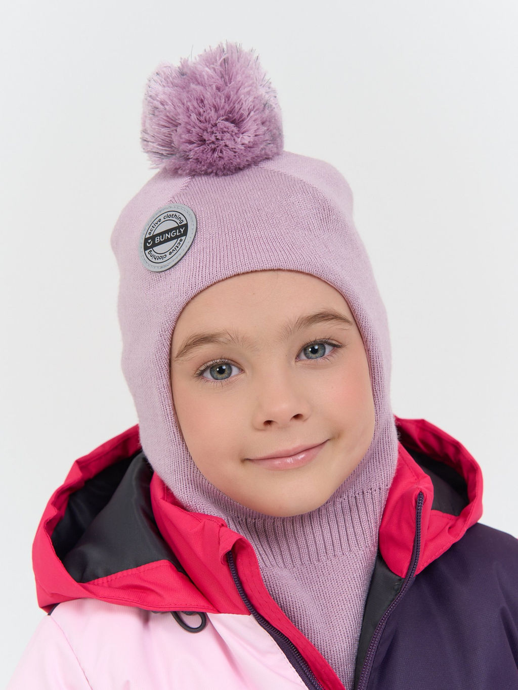 Шлем демисезонный из смесовой шерсти Вереск