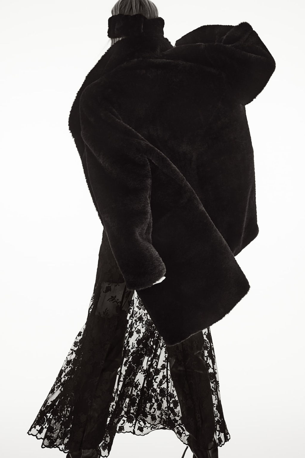 Abrigo efecto pelo - H&m фото 5