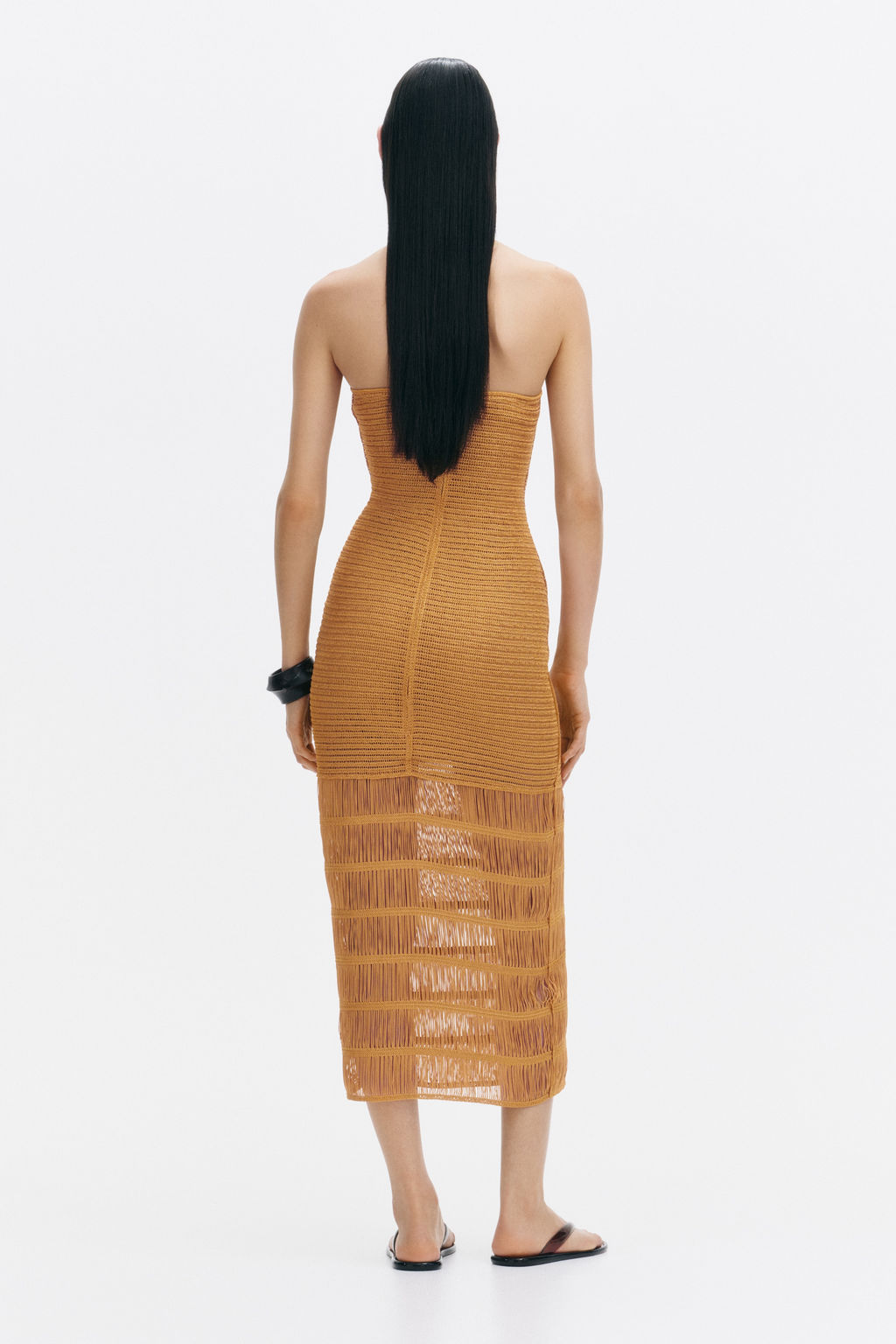 Vestido bandeau efecto crochet - H&m фото 3