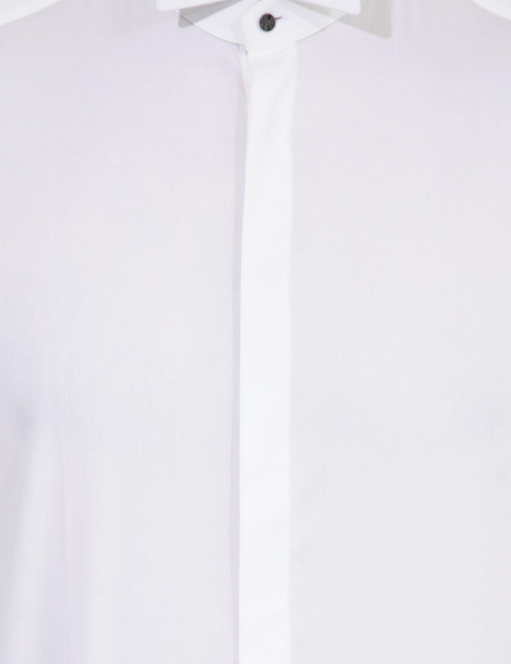 Белая приталенная рубашка под смокинг - Cacharel фото 12