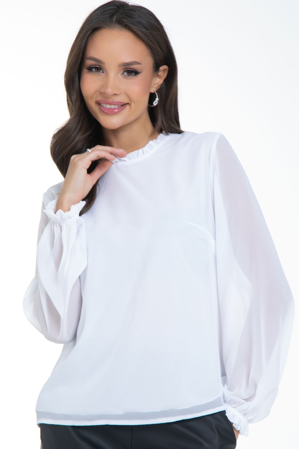 Блуза Волшебный шифон (вайт)