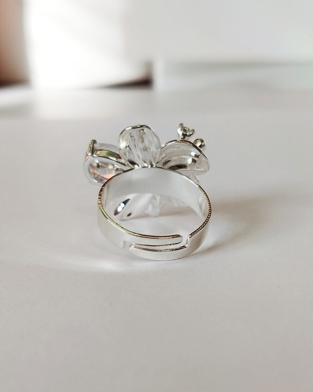 Кольцо с белым серебрением - Vel vett фото 6