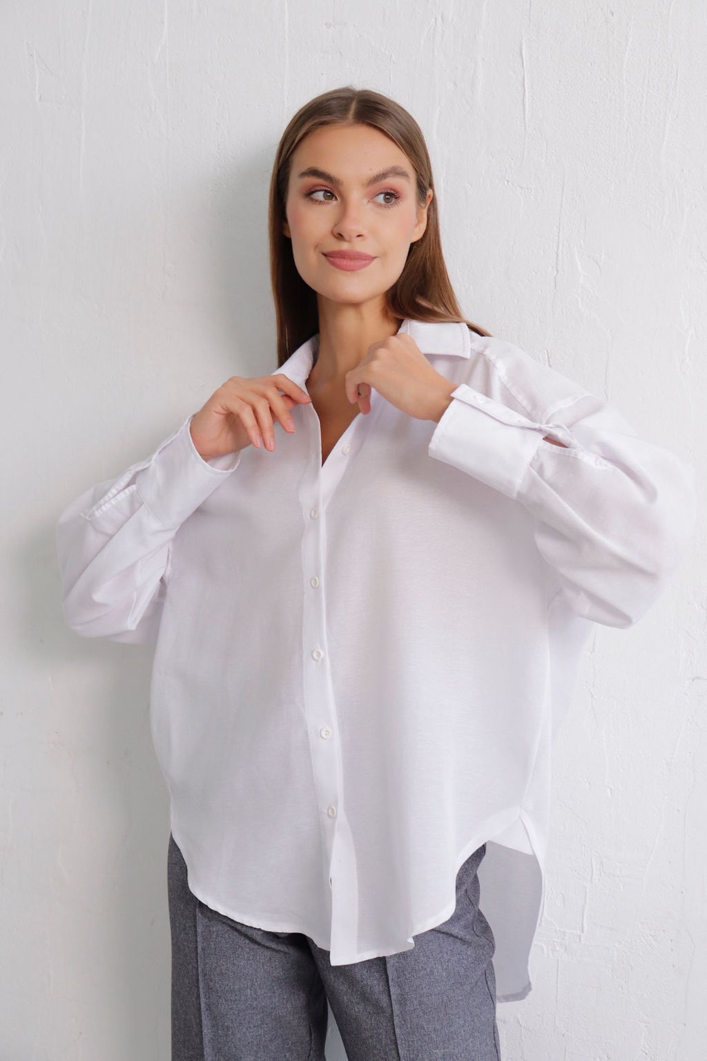 11630 Рубашка белая - Martichelli фото 47