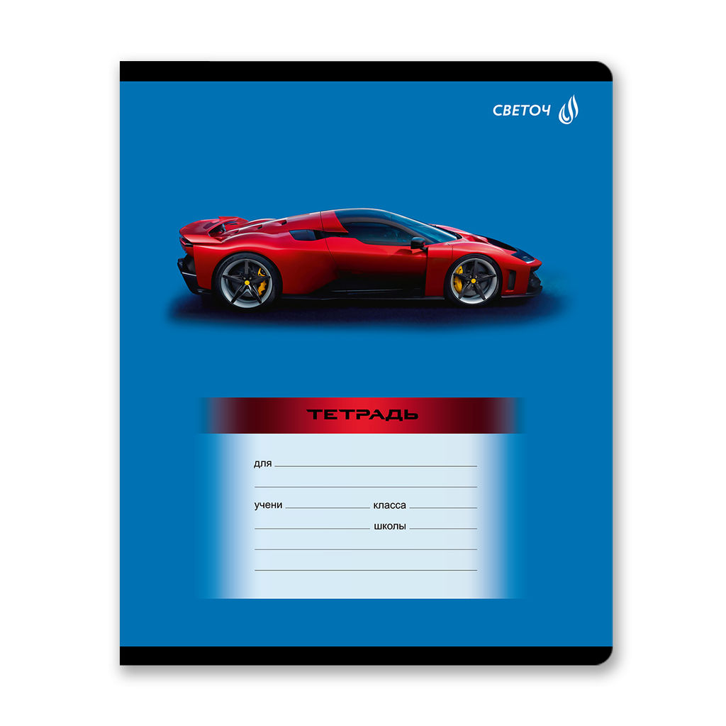 Светоч Т189 Тетрадь ученическая школьная, выборочный лак, A5 24 л. на скобе 65 г/кв.м , белизна 100 % 15 шт. линия 01461 Стартуют все фото 6