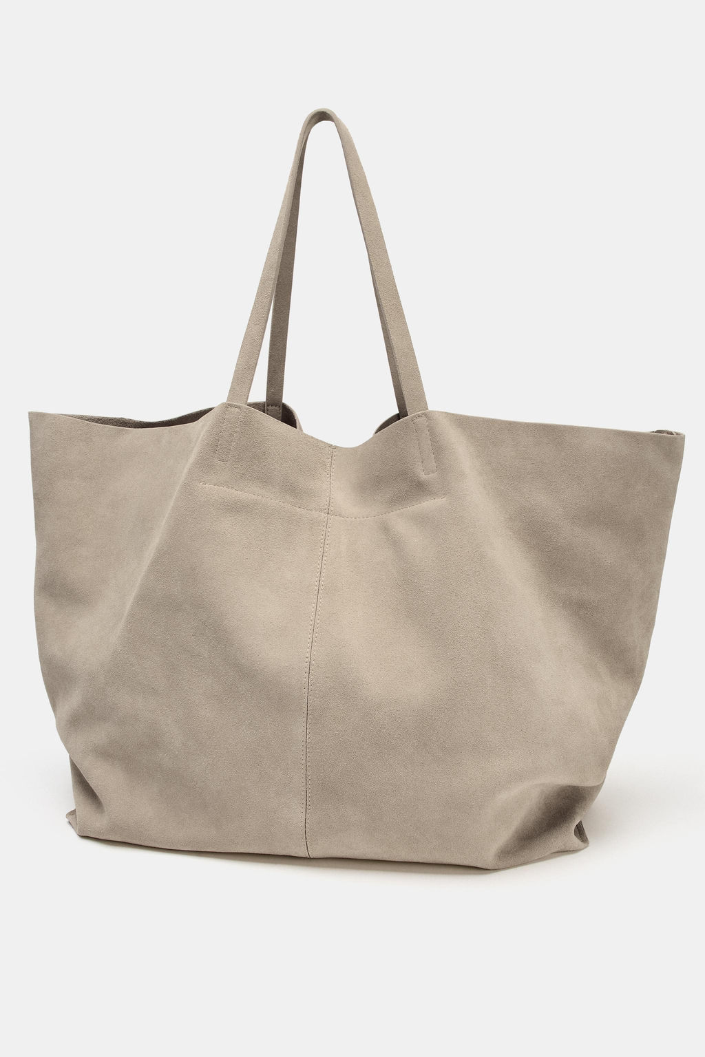 BOLSO PIEL SERRAJE MAXI SHOPPER / ARENA/MARR?N - Zara фото 5