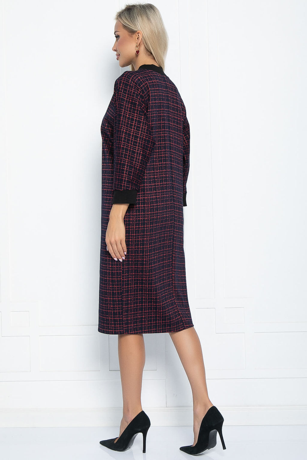 Платье Любите женщину (темно-бордовое) П11191 - Lt collection фото 3