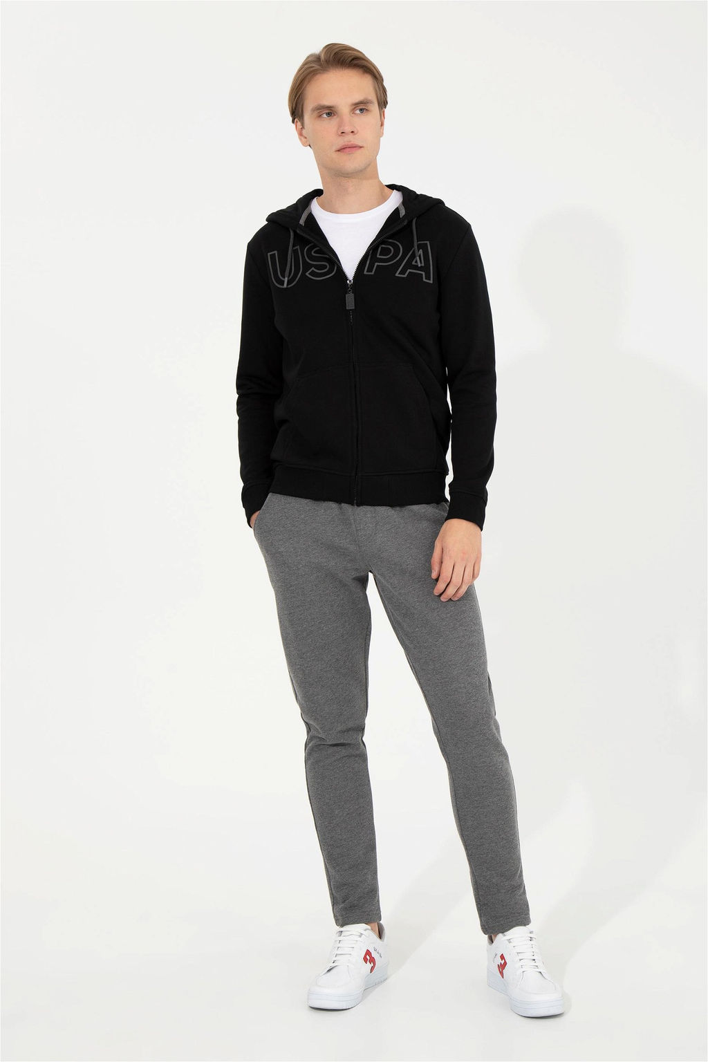 Мужской черный свитшот Неожиданная скидка в корзине - U.s. polo assn фото 3