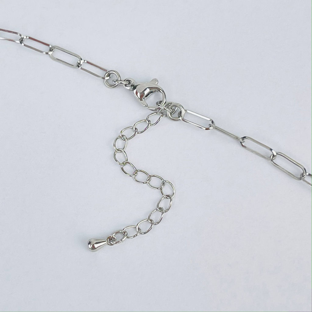 Колье на цепочке с Сапфиром 38 см +