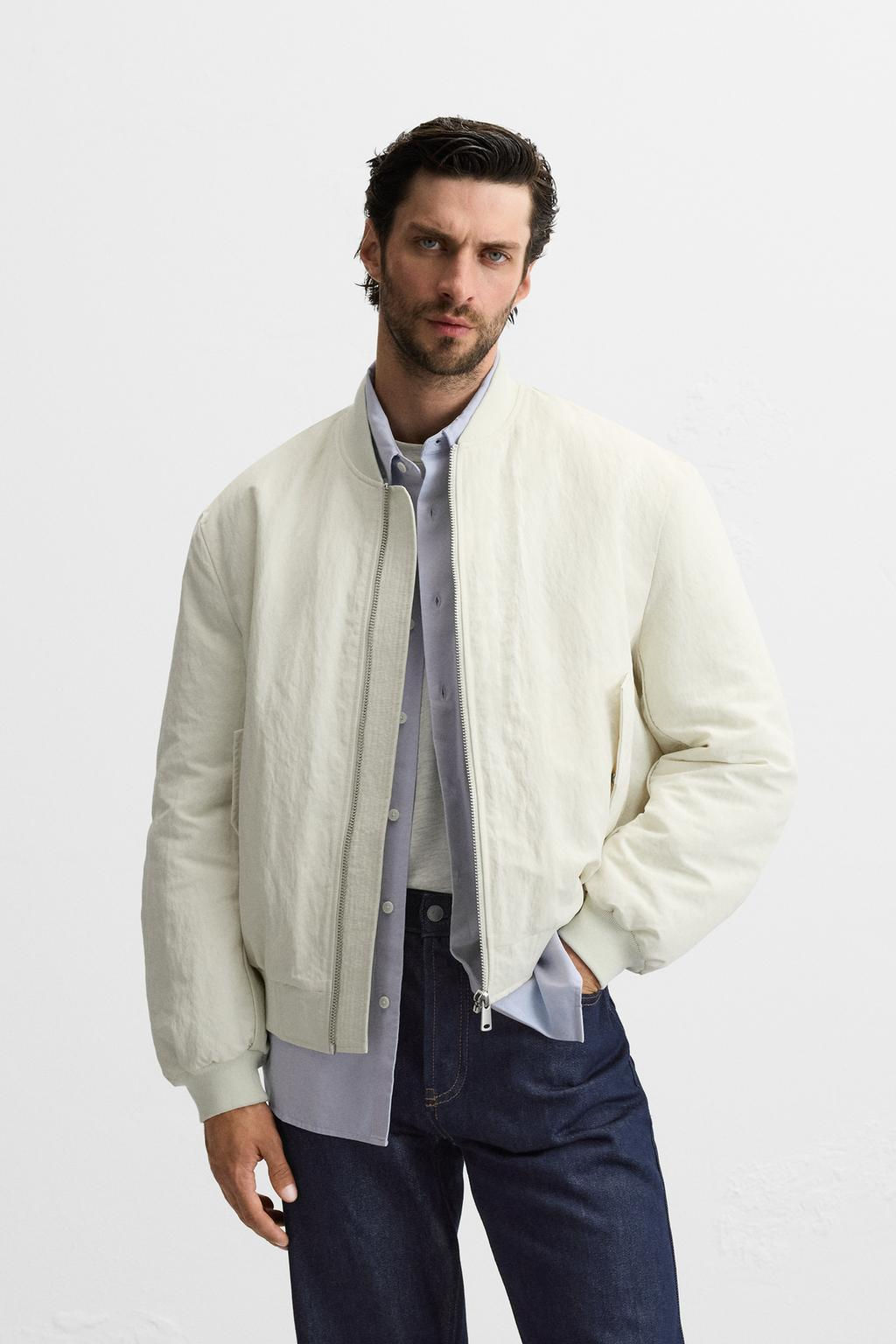 QUILTED BOMBER JACKET - Zara фото 10
