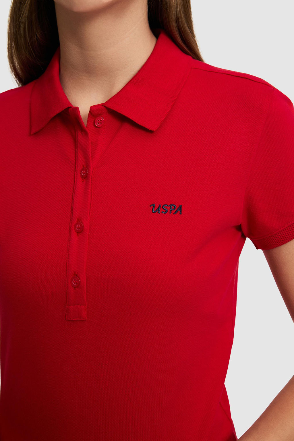 Kad_n K_rm_z_ Polo Yaka Basic Ti__rt - U.s. polo assn фото 6