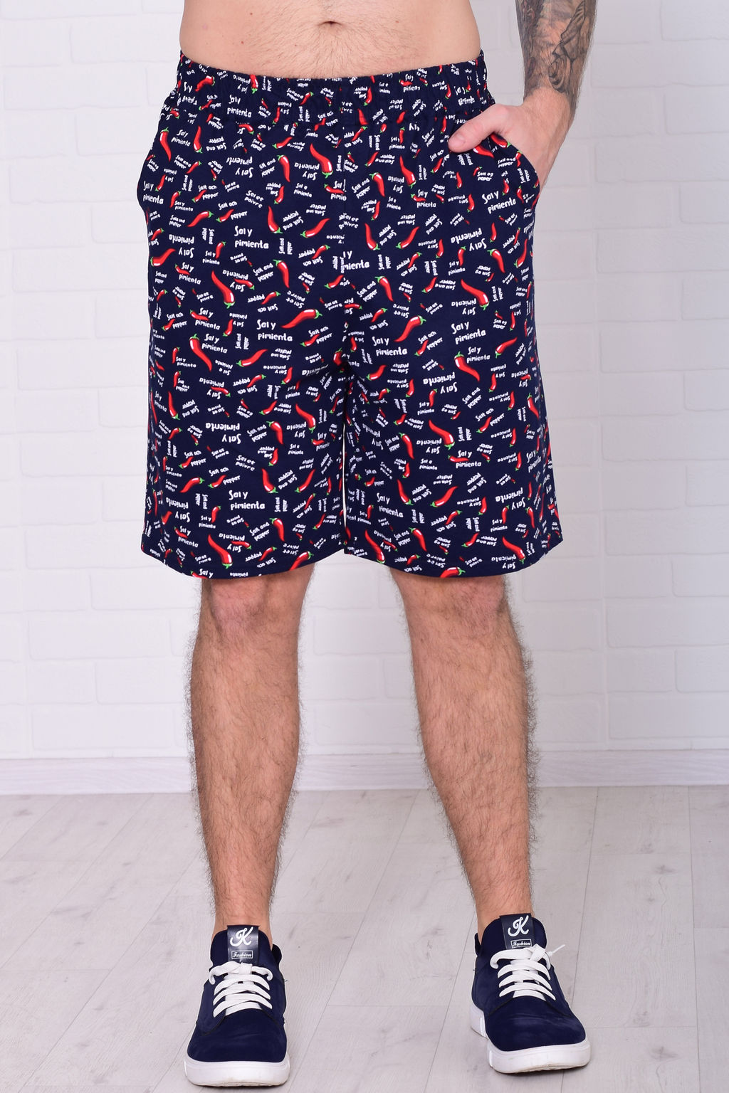 Шорты мужские 9-173 из хлопка - Новое кимоно фото 18