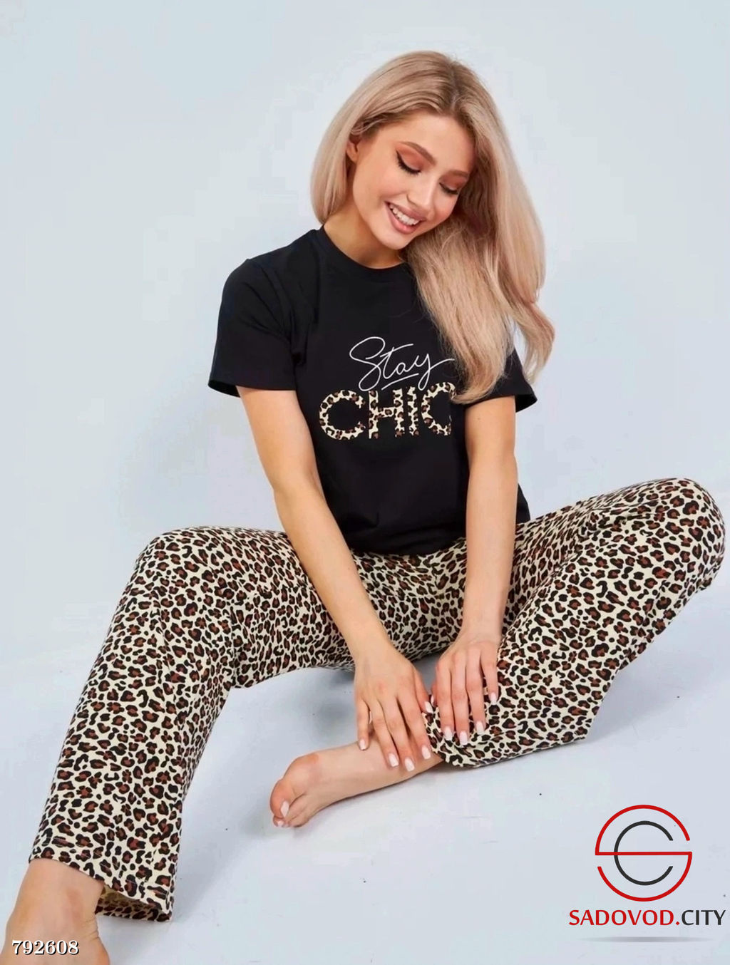 пижама женская леопардовая - Bruno фото 2