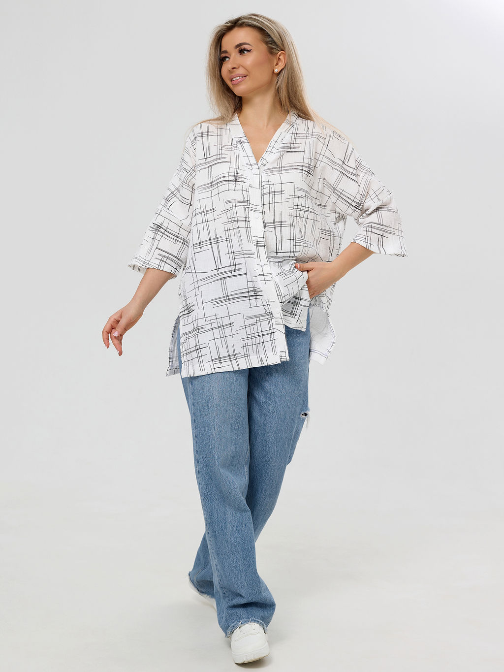 Туника женская м28 штрихи НОВИНКА - Лето-текс фото 9