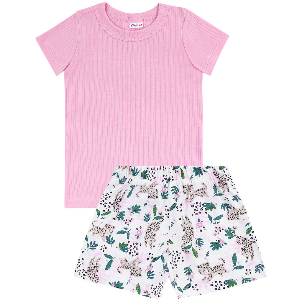 Комплект шорты кулирка, футболка рибана 7458900104 - Youlala фото 7