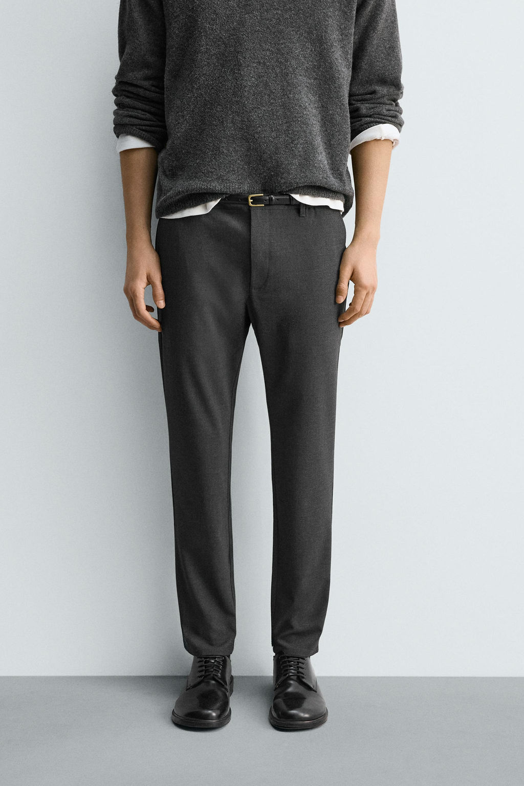 SLIM FIT COMFORT TROUSERS - Zara фото 33