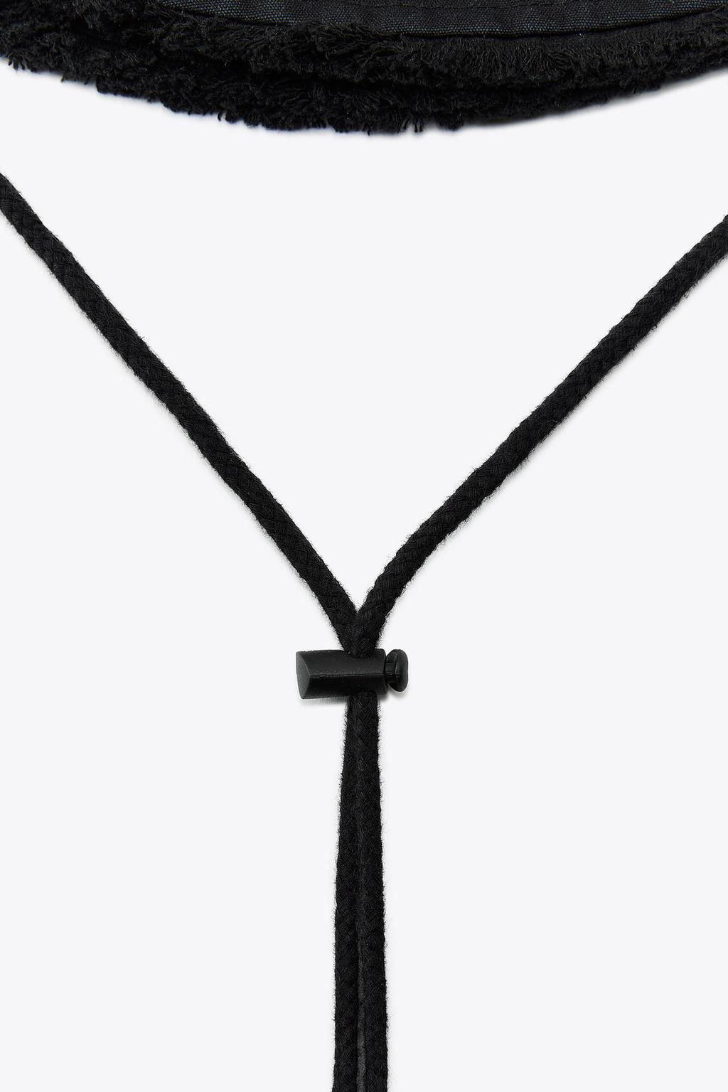 EMBROIDERED FLOWER BUCKET HAT - Zara фото 4