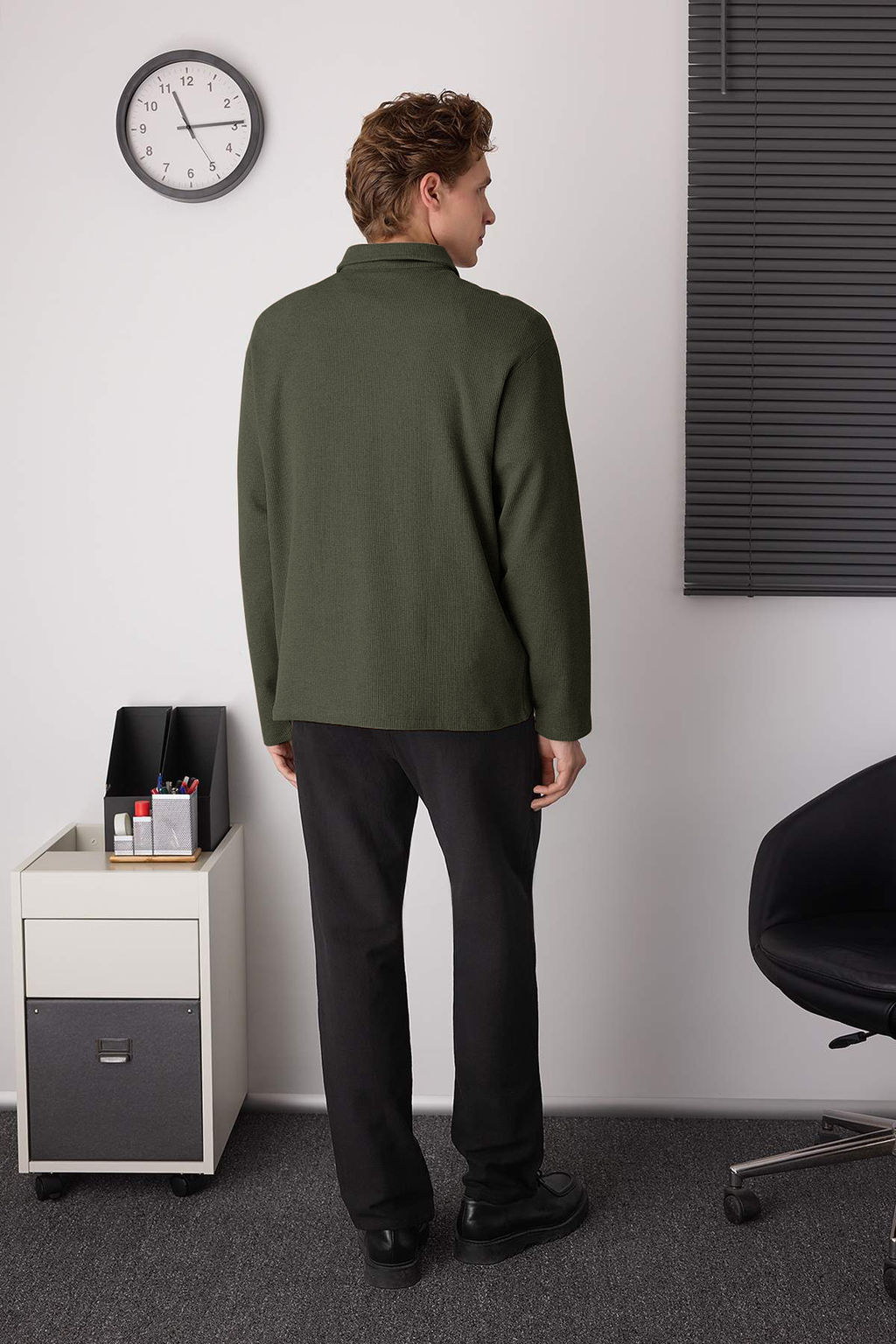 Tas Oversize Polo Yaka Duz Polo Yaka T-shirt/Sweatshirt TMNAW26PO00000