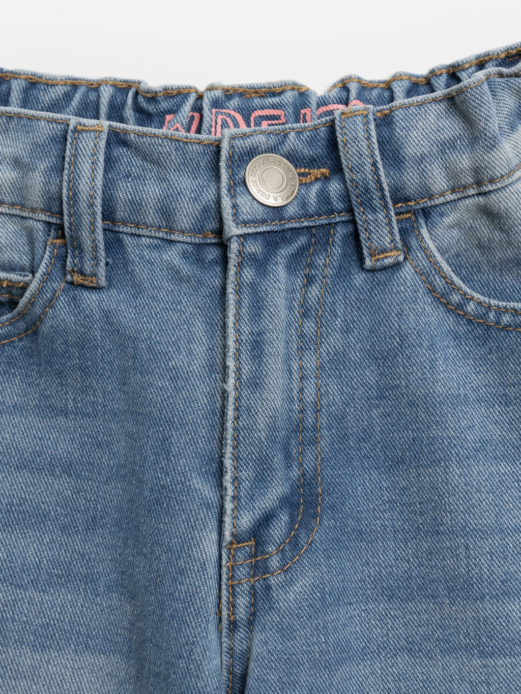 ACOOLA / Брюки джинсовые детские для девочек Efron синий  фото 4