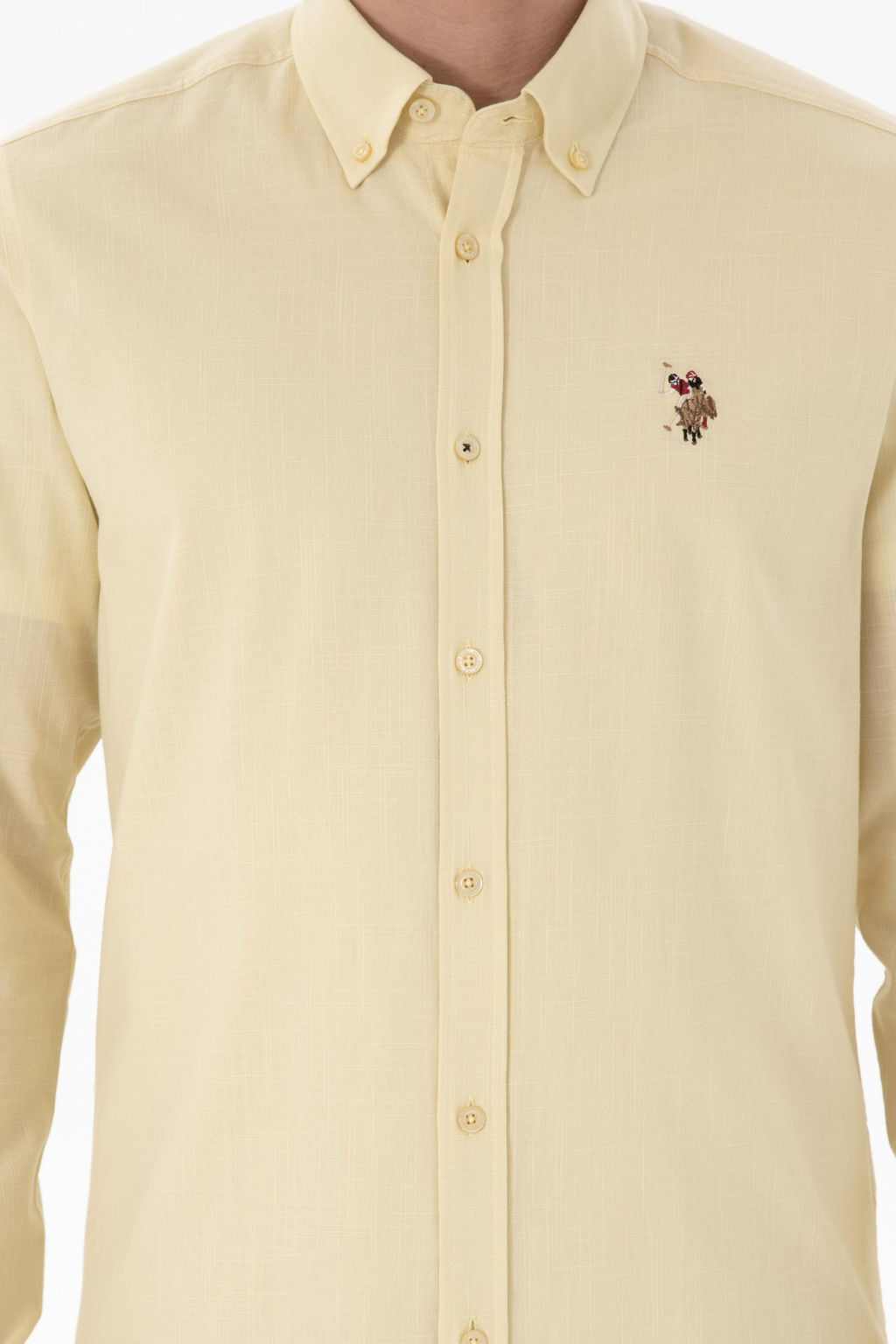 Erkek A__k Haki Uzun Kollu Basic G_mlek Sepette S_rpriz _ndirim - U.s. polo assn фото 6