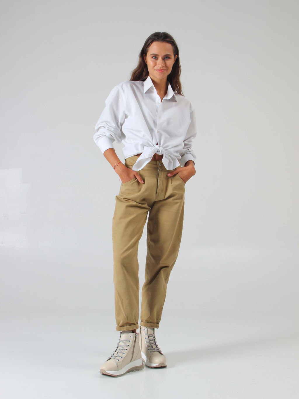 Ботинки 311.AVATARbe. Бежевый макс/Шерсть