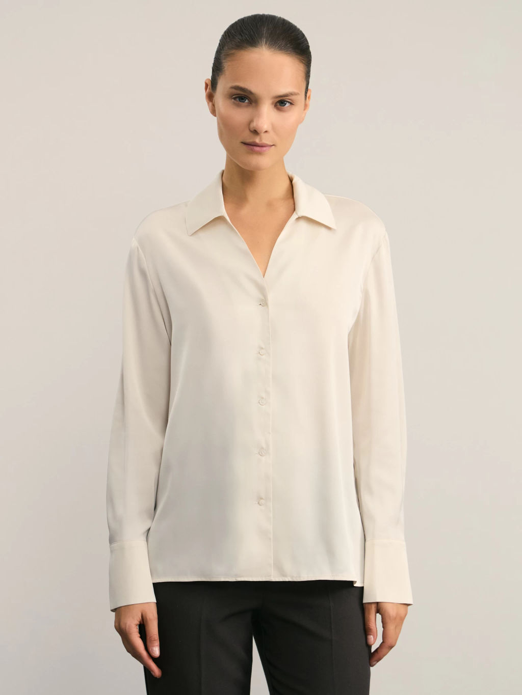 Атласная блузка / Zarina  фото 3