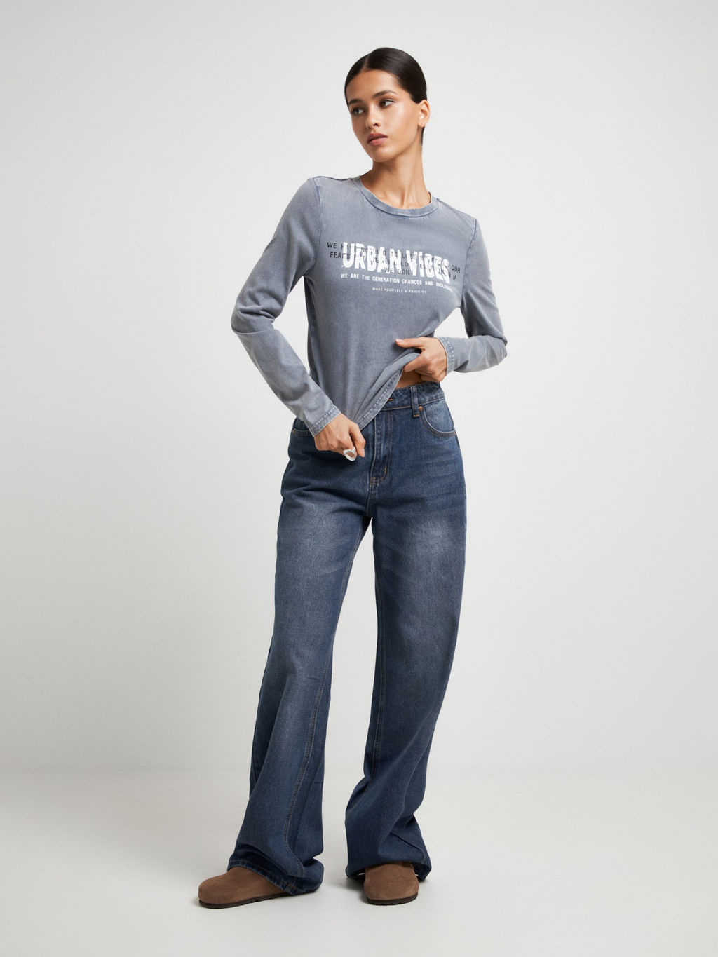 Concept club, Джемпер женский Bibola серо-голубой  фото 5