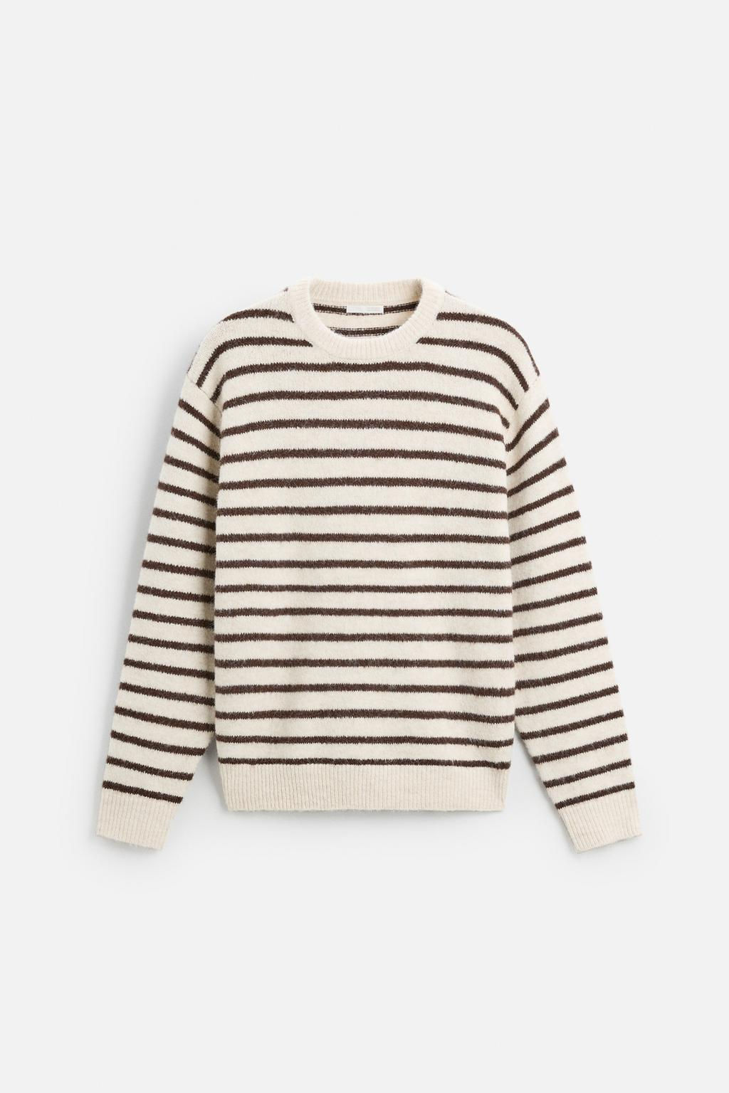TEXTURED STRIPE SWEATER - Zara фото 5