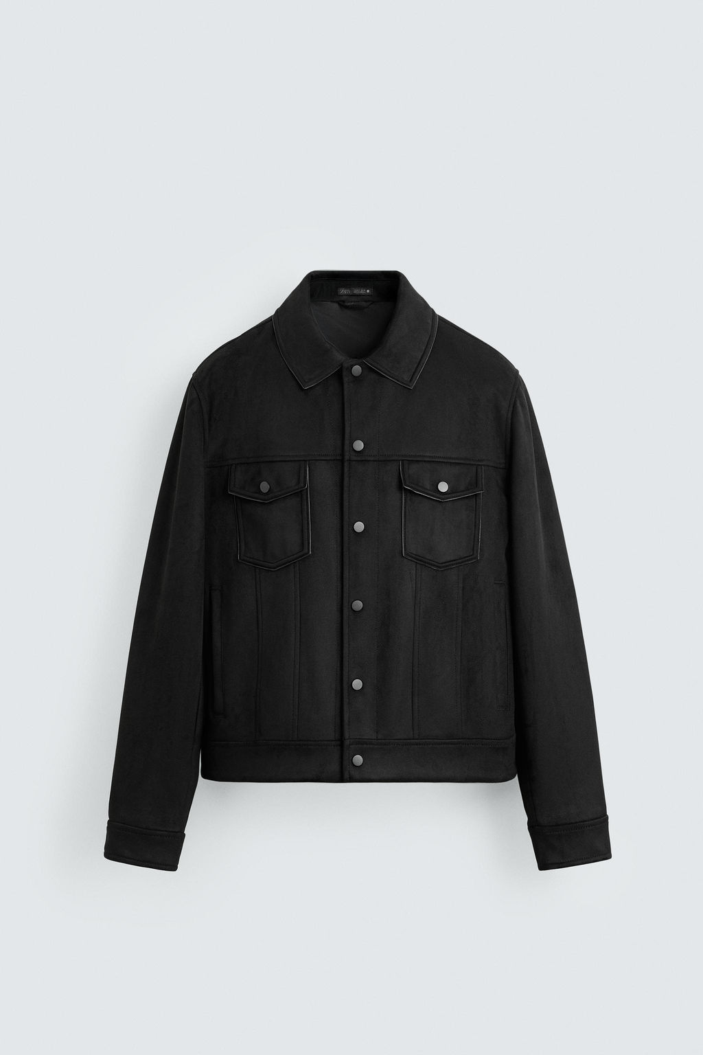 FAUX SUEDE REGULAR FIT JACKET - Zara фото 7