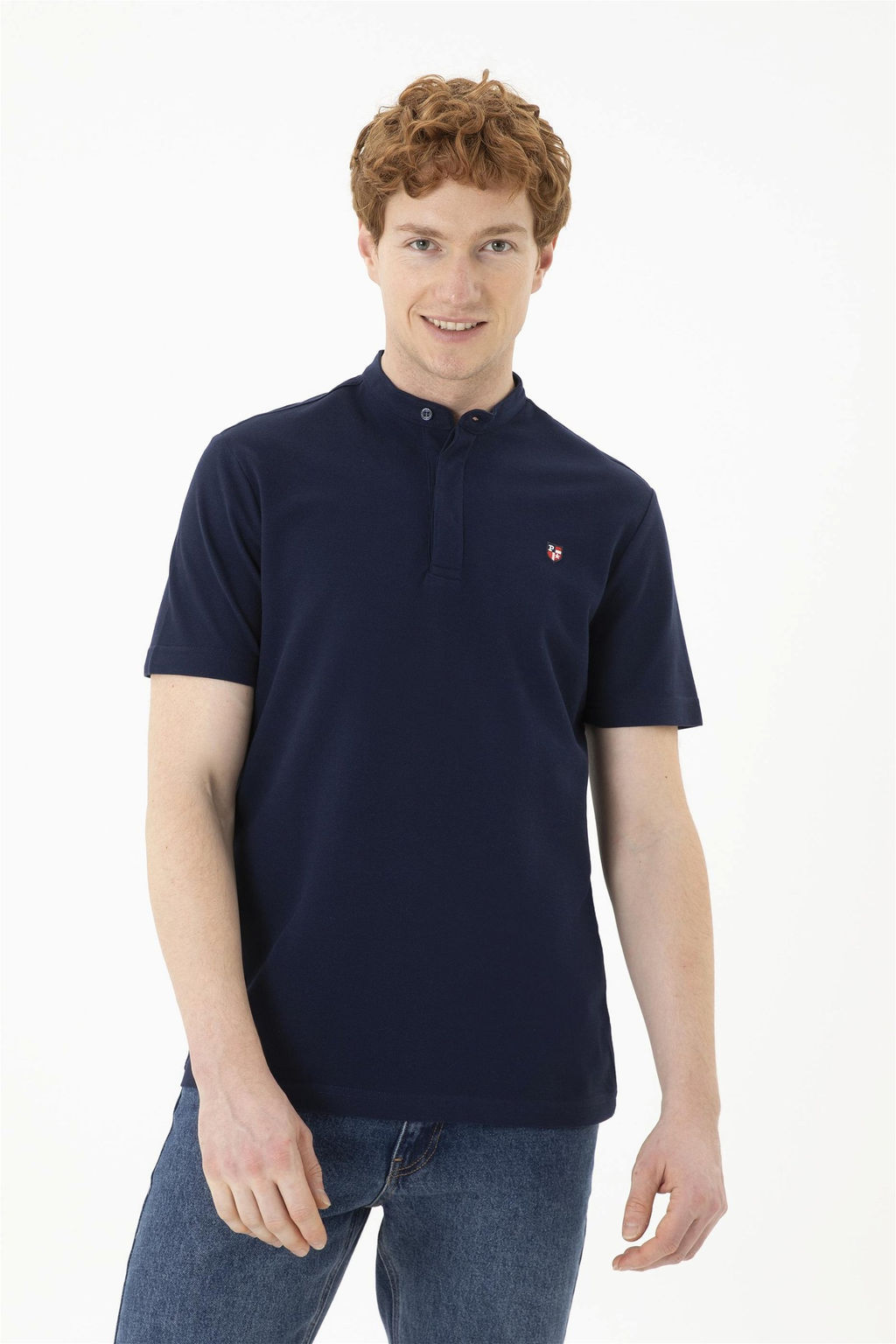 Мужская темно-синяя базовая футболка - U.s. polo assn фото 3