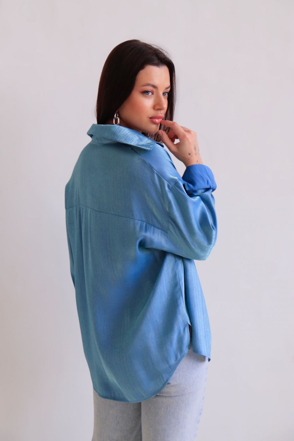 Martichelli Рубашка синяя  фото 10