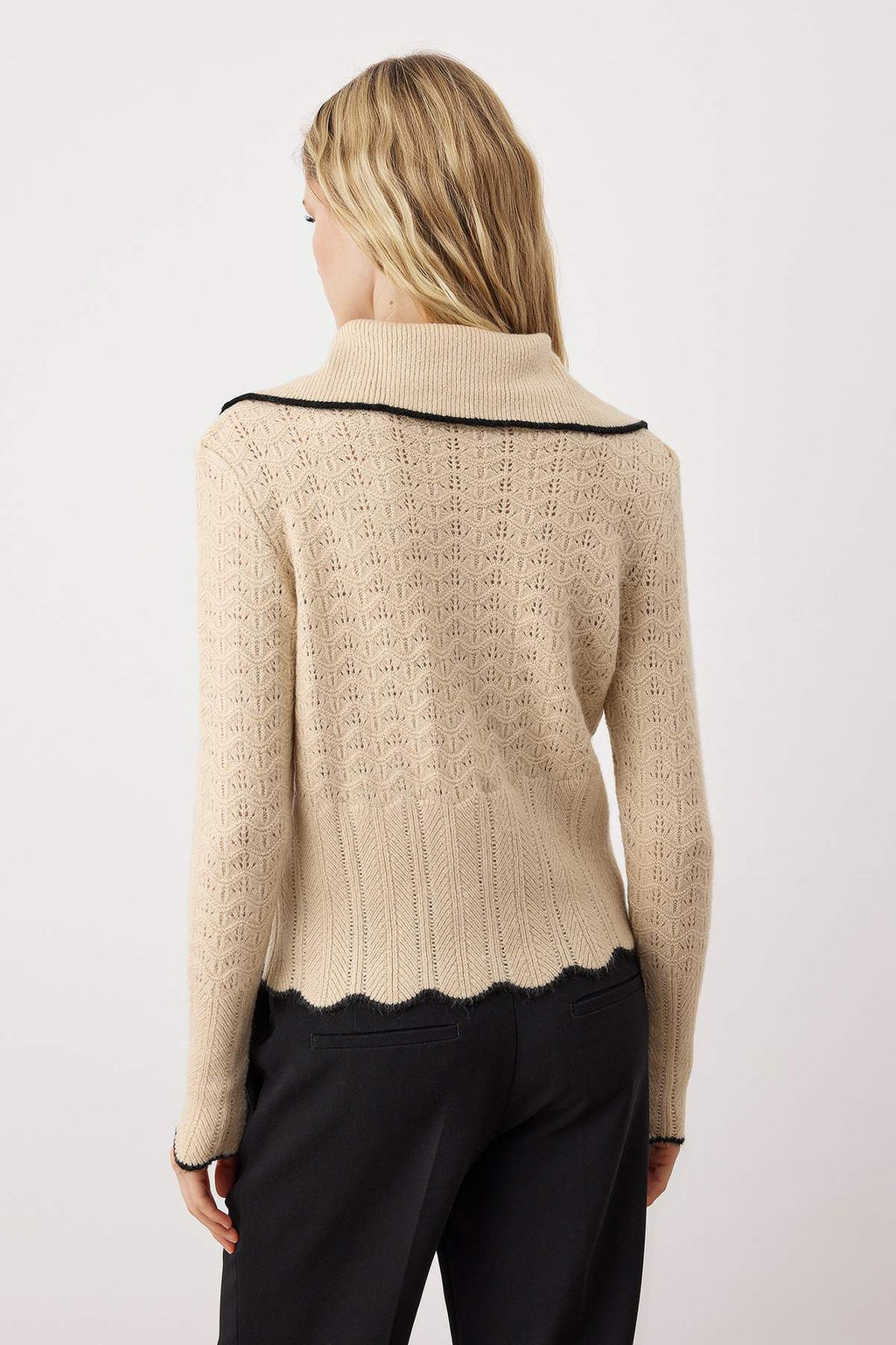 Tas Devrik Yaka Fitted Triko H?rka TWOAW26HI00073 - Trendyolmilla фото 4