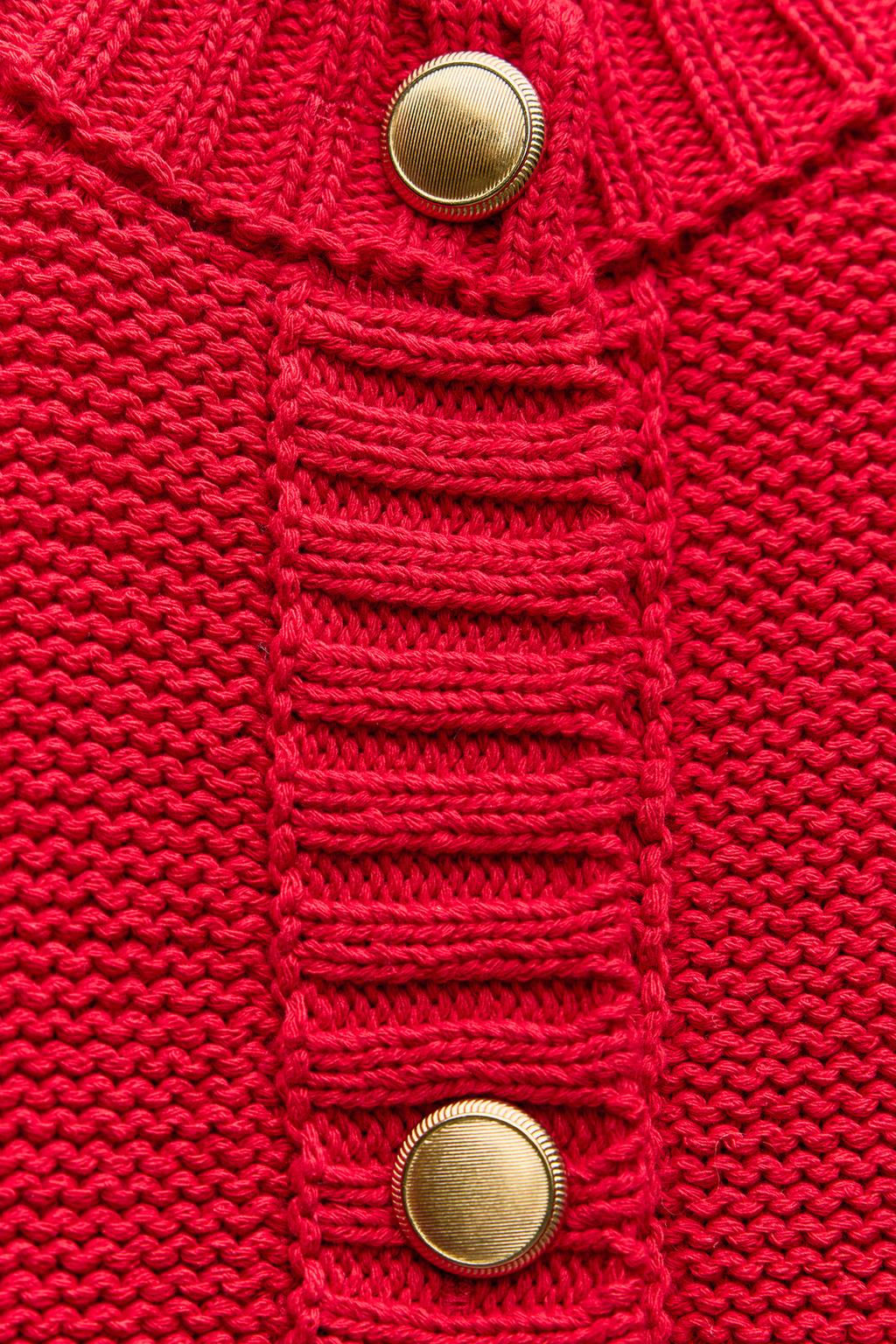 PLAIN KNIT CARDIGAN - Zara фото 7