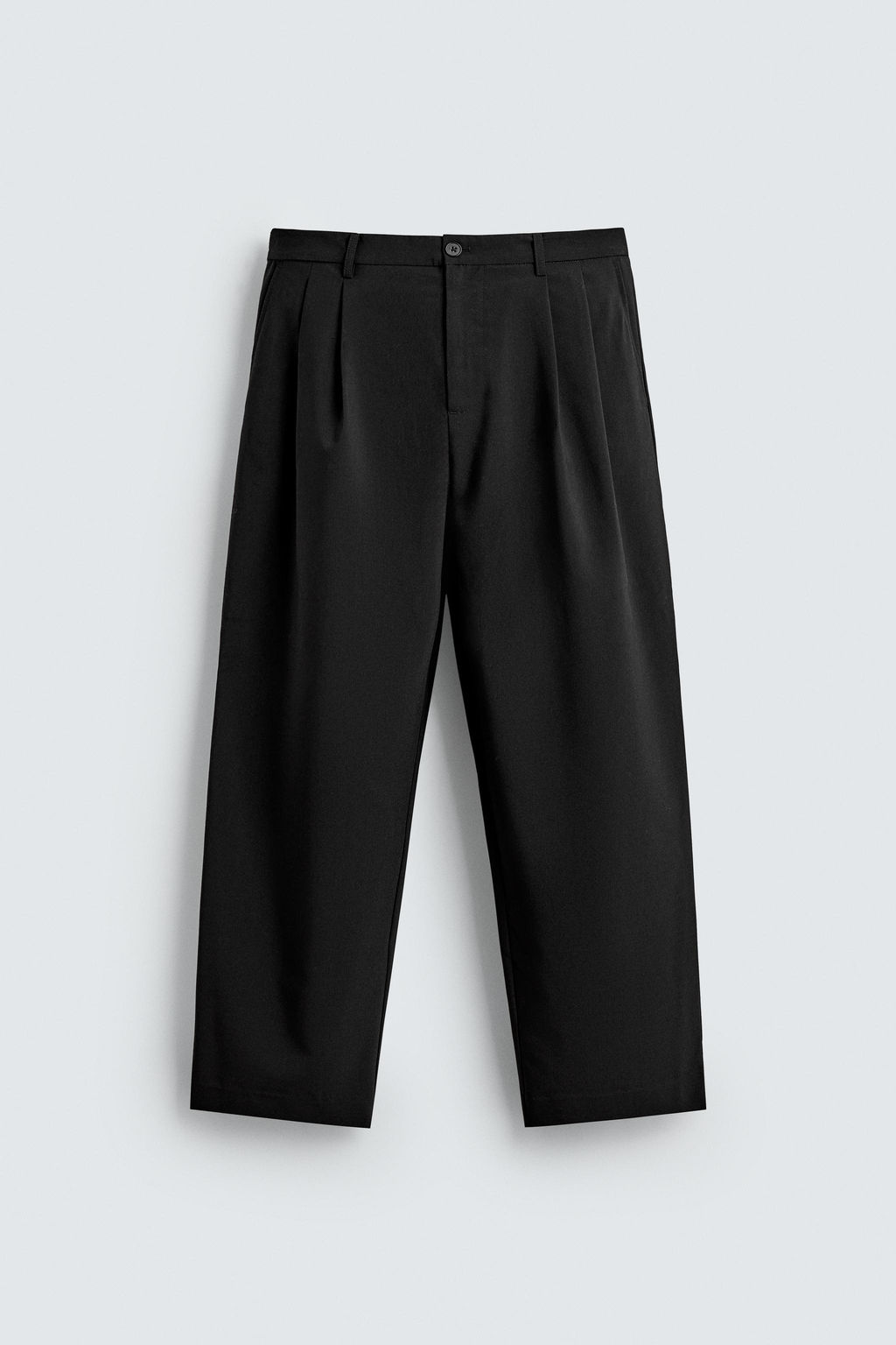 PLEATED WIDE-LEG TROUSERS - Zara фото 6