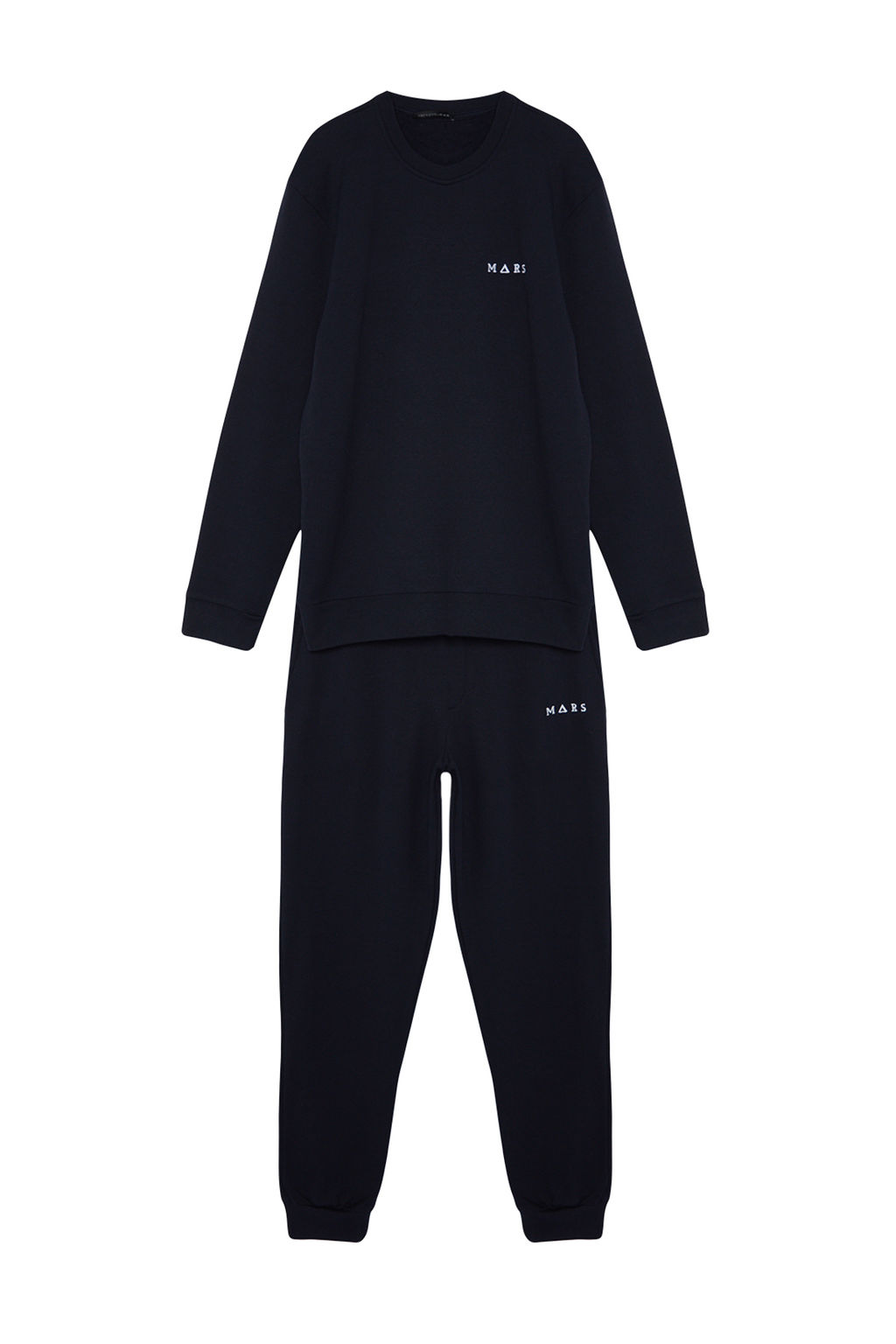 TRENDYOL MAN Lacivert Regular Fit Nak?sl? Orme Pijama Tak?m? TMNAW24PT00040 - Trendyolmilla фото 15