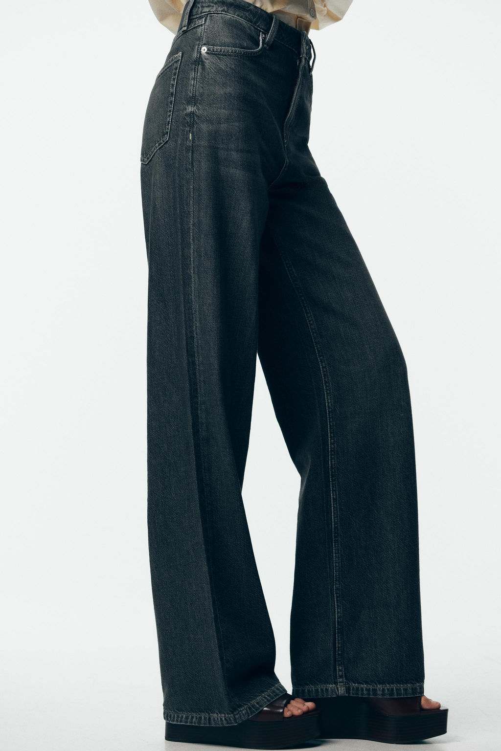 JEANS Z1975 STRAIGHT FIT HIGH-WAIST - Zara фото 4