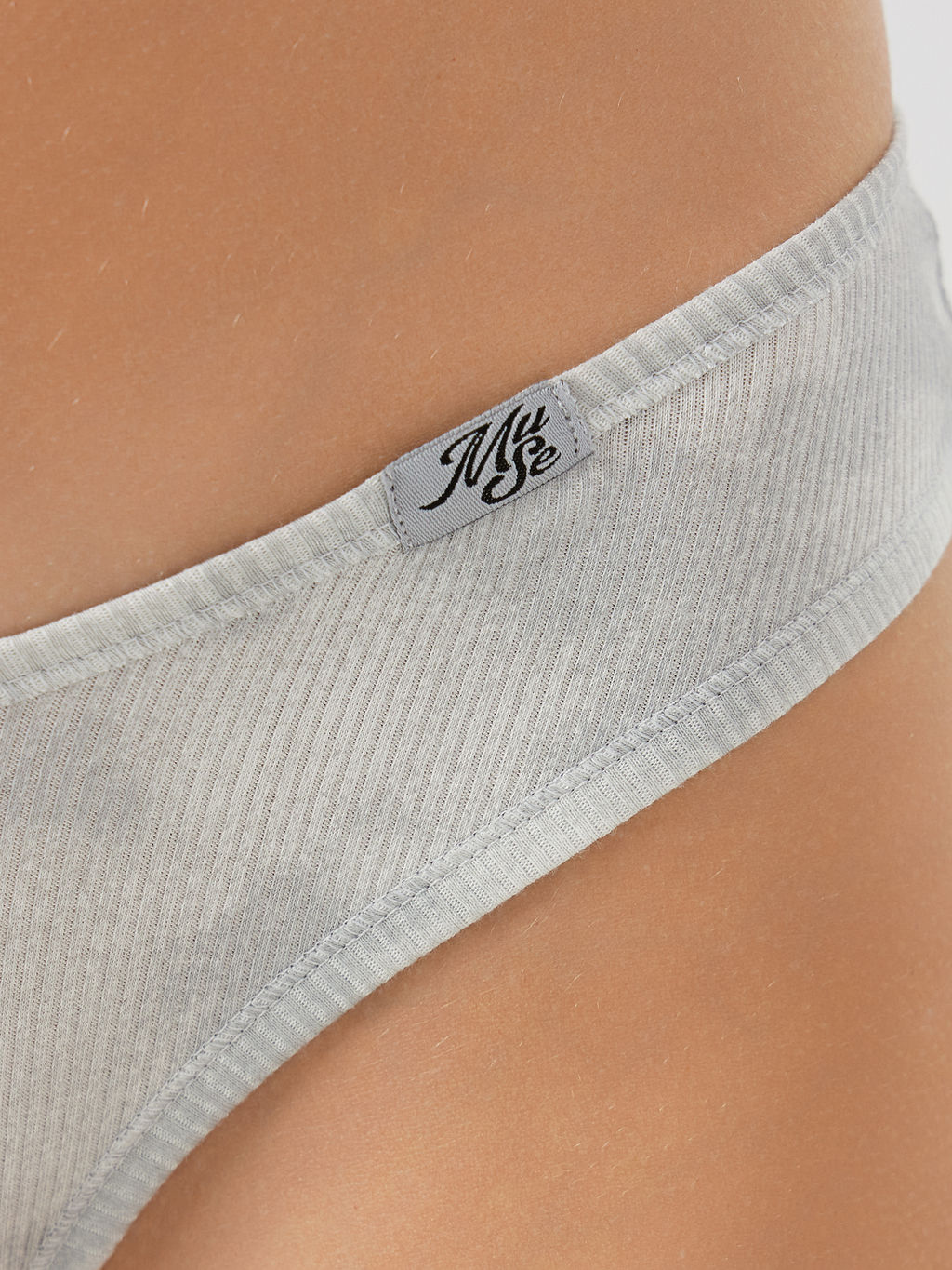 Цена за 2 штуки! Трусы бразилиана женские серые - Mark formelle фото 5