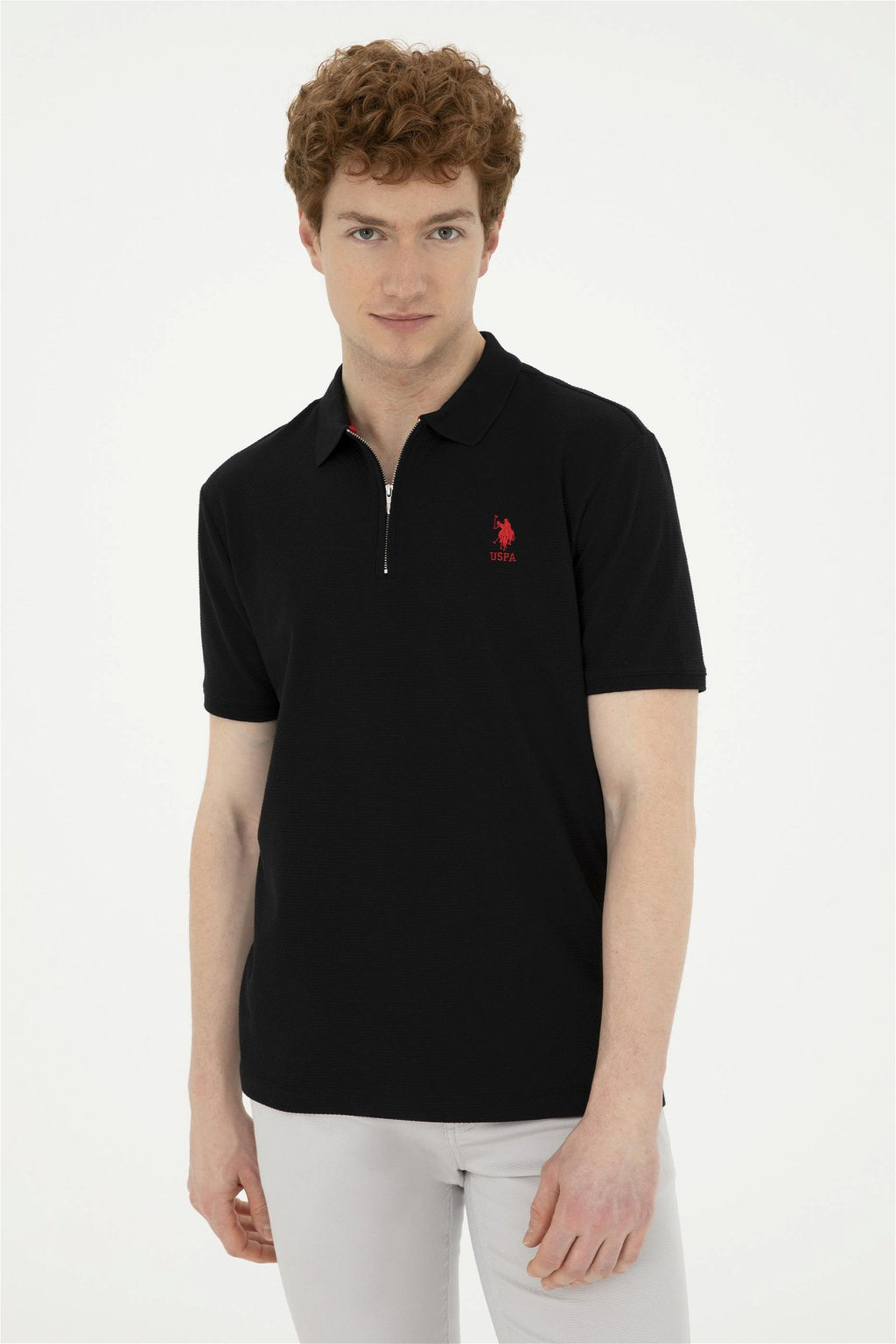 U. S. Polo Assn / Мужская черная футболка - U.s. polo assn фото 3