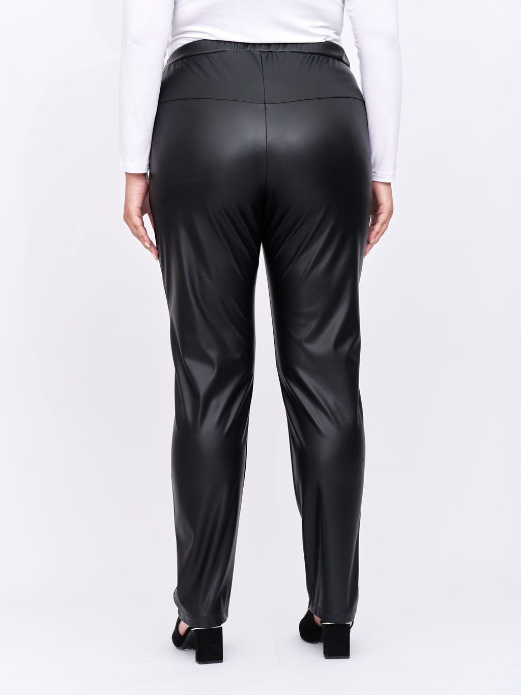 Брюки из эко-кожи ZBB32209BLK01 - Артесса фото 7