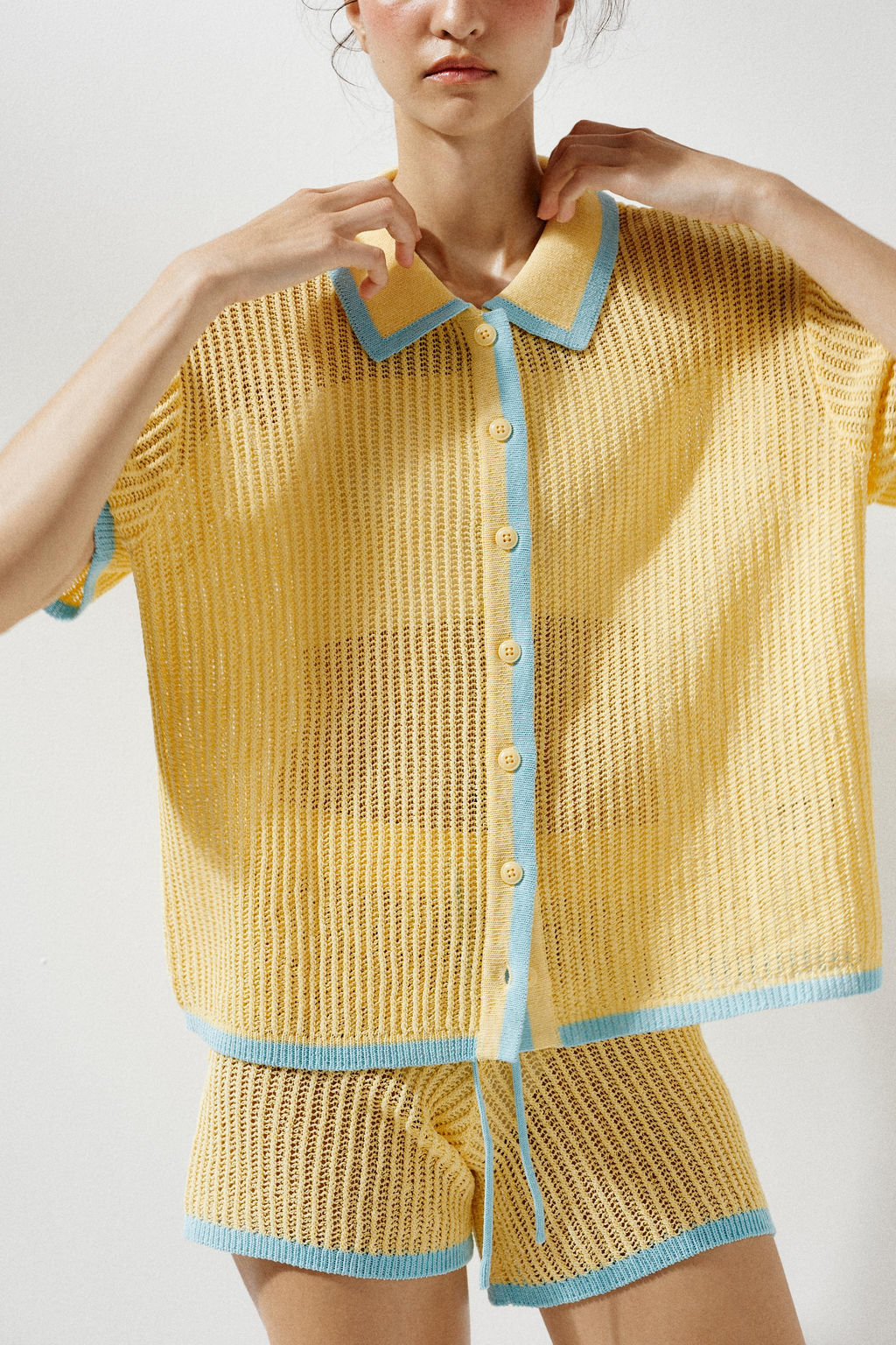 COLLAR POLO CARDIGAN - Zara фото 25