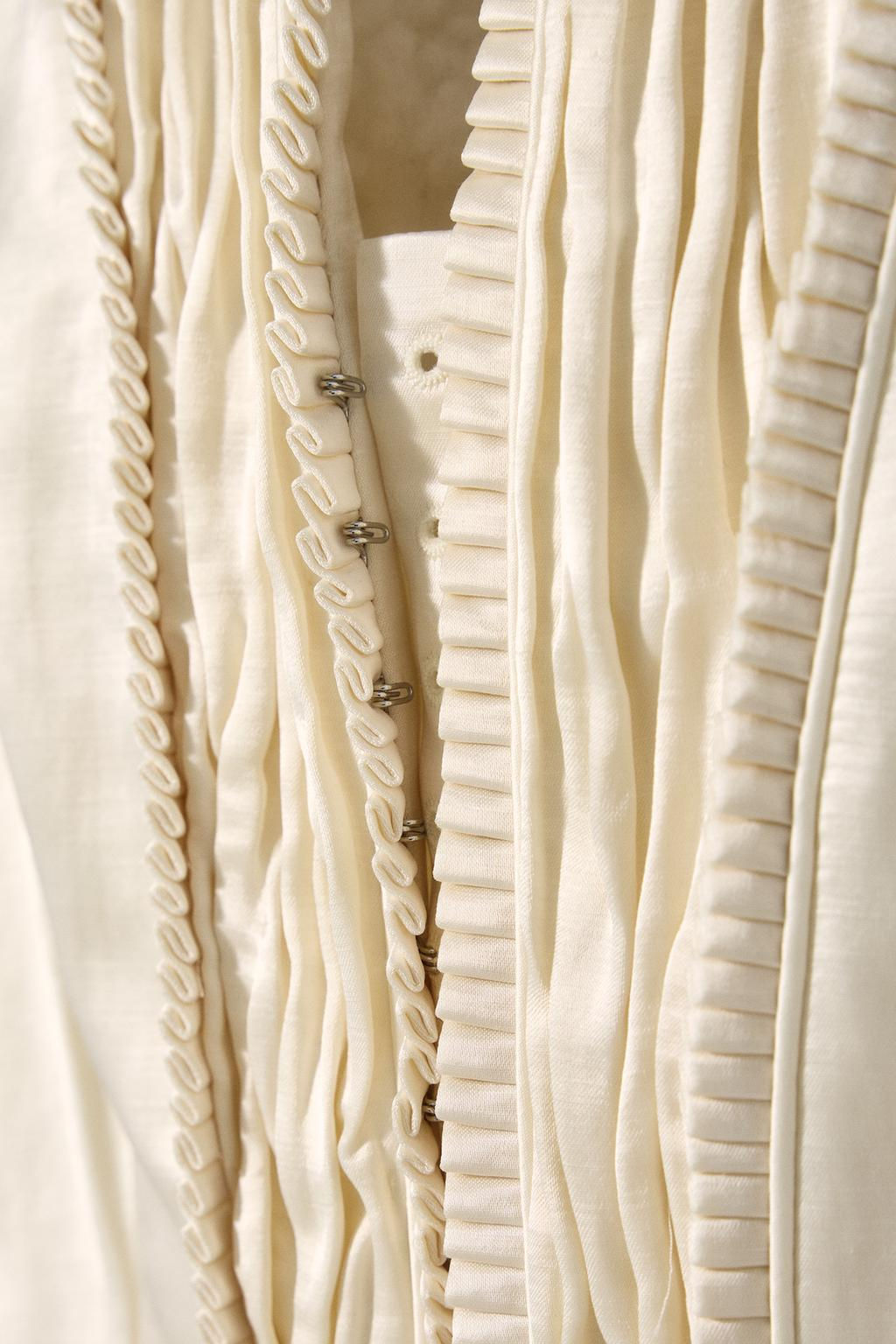 LINEN BLEND CORSET JACKET KATE MOSS X ZARA  фото 5